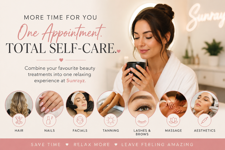 Professional hair, beauty and skincare treatments combined into one relaxing self-care appointment in Hornchurch Essex salon